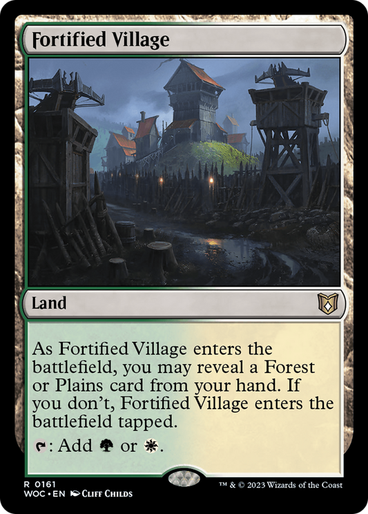 Fortified Village (161) - Wilds of Eldraine Commander