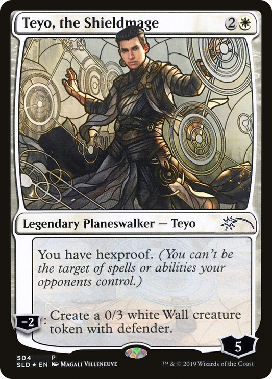 Teyo, the Shieldmage (Stained Glass) [Secret Lair Drop Promos]