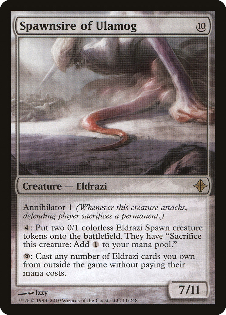 Spawnsire of Ulamog (011) Foil - Rise of the Eldrazi