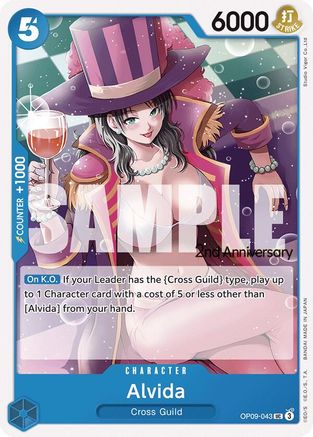 Alvida (OP09-043) 2nd Anniversary Tournament Cards