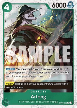 Arlong (Jolly Roger Foil) (OP06-023) Foil