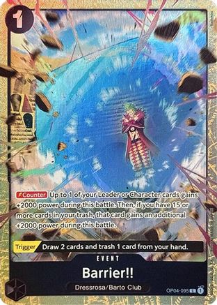 Barrier!! (Premium Card Collection -Best Selection Vol. 2-) (OP04-095) Foil