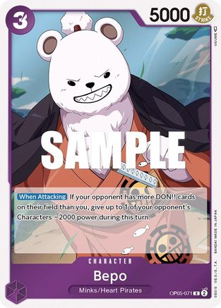Bepo (OP05-071) Foil