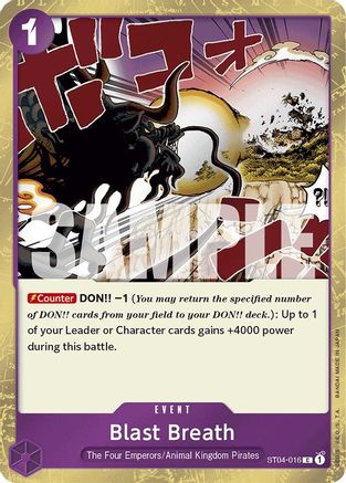 Blast Breath (Jolly Roger Foil) (ST04-016) Foil