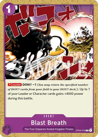 Blast Breath (ST04-016) Revision Pack Cards