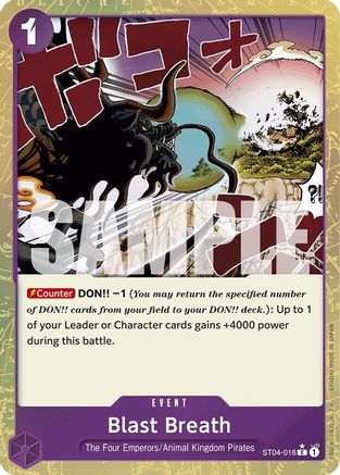 Blast Breath (Textured Foil) (ST04-016) Foil