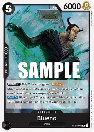 Blueno (OP03-090) Foil