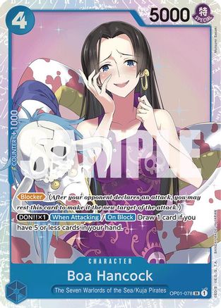 Boa Hancock (Reprint) (OP01-078) Foil