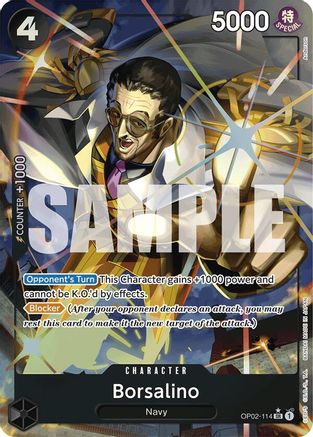 Borsalino (Alternate Art) (OP02-114) Foil