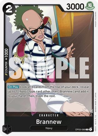Brannew (Reprint) (OP03-089) Foil