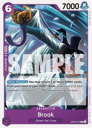 Brook (OP09-073) 2nd Anniversary Tournament Cards