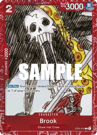Brook (Premium Card Collection -ONE PIECE FILM RED Edition-) (ST01-011) Foil