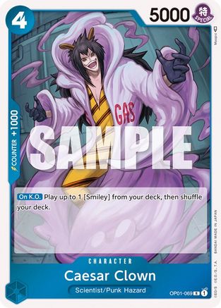 Caesar Clown (OP01-069) Foil