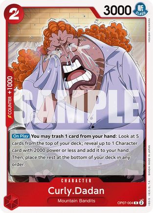 Curly.Dadan (OP07-004) Foil