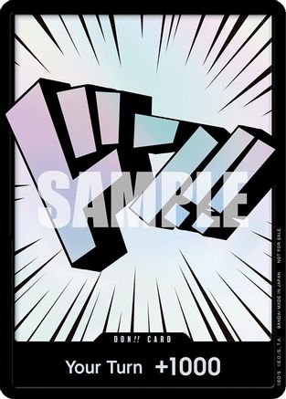 DON!! Card (3D Text) Foil - One Piece Promotion Cards