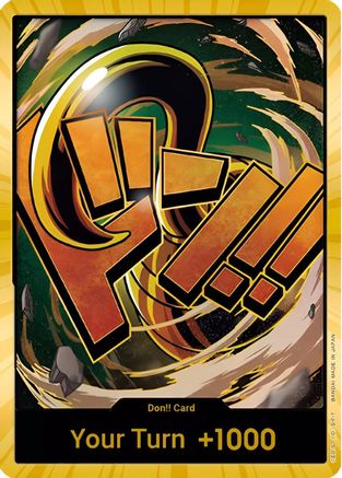 DON!! Card (Crocodile) (Gold) Foil - PRB01
