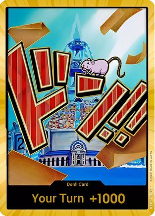 DON!! Card (Iceberg) (Gold) Foil - PRB01