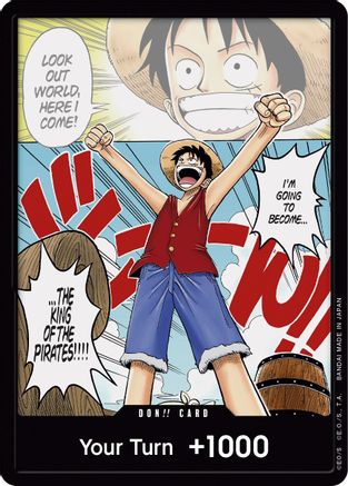 DON!! Card (Manga) (Alternate Art) Foil - OP01
