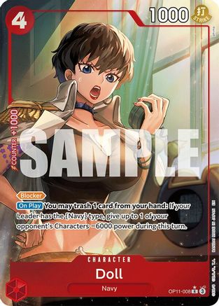 Doll (Alternate Art) (OP11-008) Foil