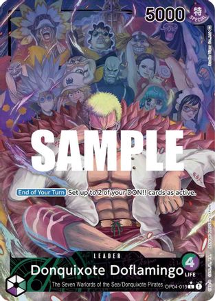 Donquixote Doflamingo (Alternate Art) (OP04-019) Foil