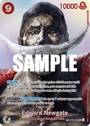 Edward.Newgate (SP) (OP02-004) Foil