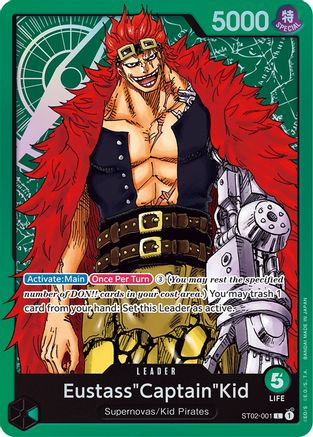Eustass"Captain"Kid (ST02-001) Foil
