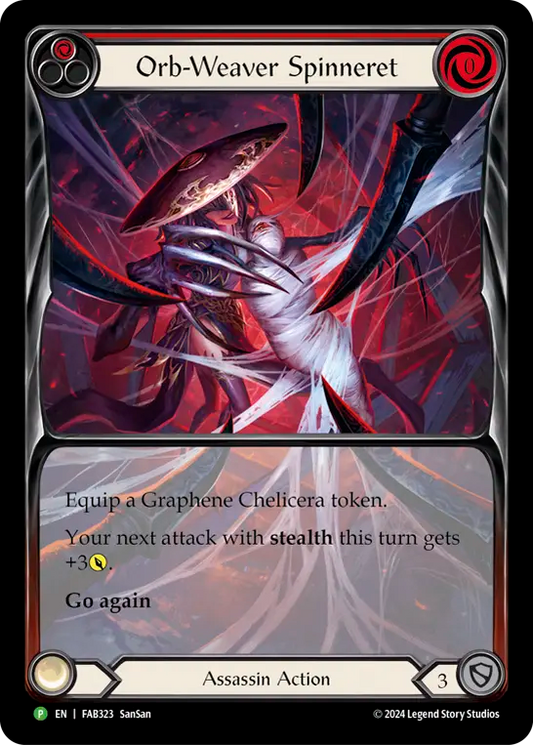 Orb-Weaver Spinneret (FAB323) Rainbow Foil - FaB Promos