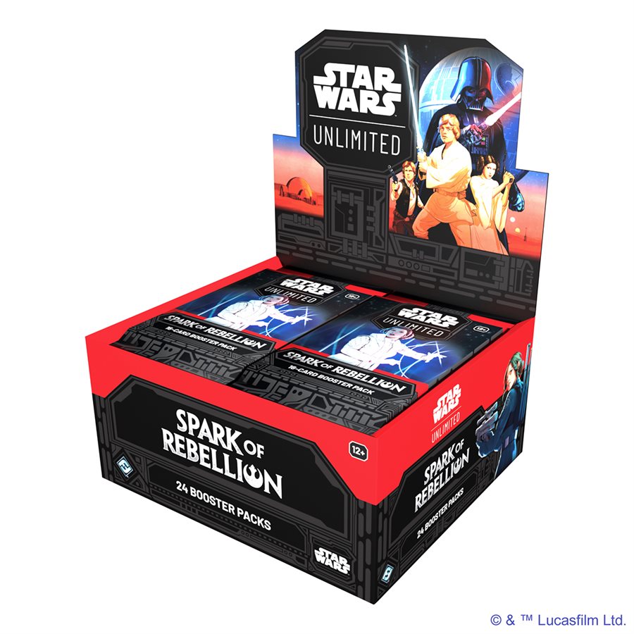 Star Wars Unlimited Spark of Rebellion Draft Booster Box | Silver Goblin