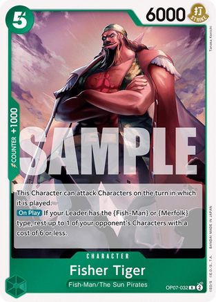 Fisher Tiger (OP07-032) Foil