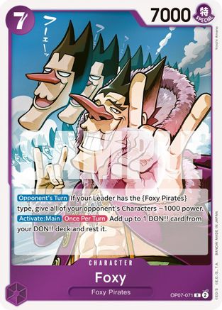Foxy (OP07-071) Foil