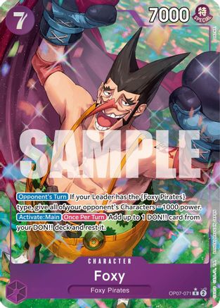Foxy (Parallel) (OP07-071) Foil