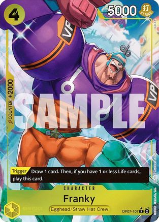 Franky (Parallel) (OP07-107) Foil