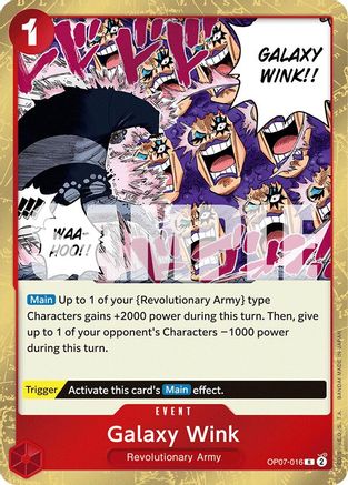 Galaxy Wink (OP07-016) Foil