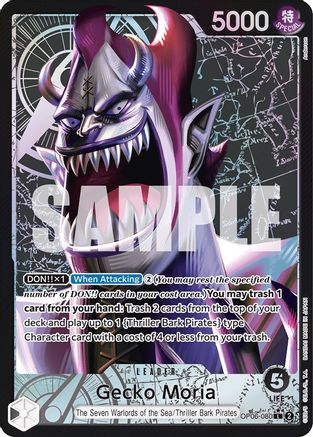 Gecko Moria (Alternate Art) (OP06-080) Foil