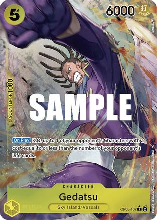 Gedatsu (Alternate Art) (OP05-102) Foil