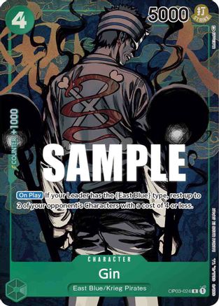 Gin (Alternate Art) (OP03-024) Foil