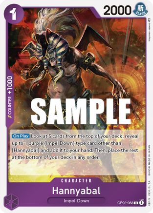 Hannyabal (OP02-083) Foil