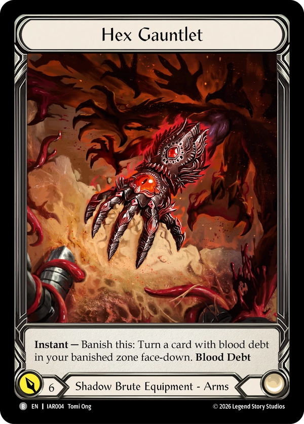 Hex Gauntlet (Extended Art) (IAR004) Cold Foil - Usurp the Shadow Throne