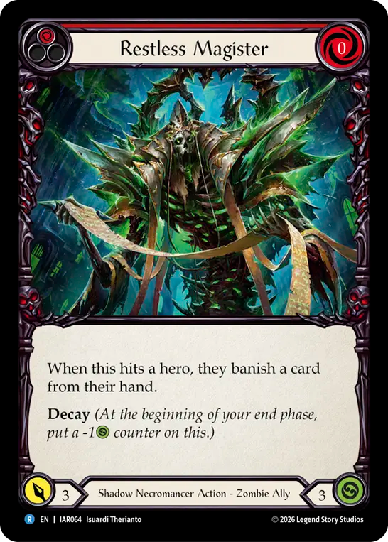 Restless Magister (Red) (IAR064) - Usurp the Shadow Throne