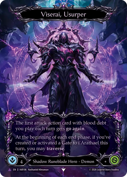 Viserai, the Forsaken // Viserai, Usurper (Marvel) (IAR106) Cold Foil - Usurp the Shadow Throne
