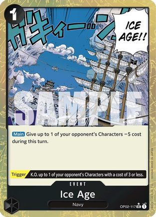 Ice Age (Textured Foil) (OP02-117) Foil