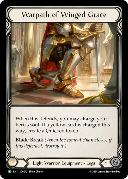 Warpath of Winged Grace (JDG042) Cold Foil - FaB Promos