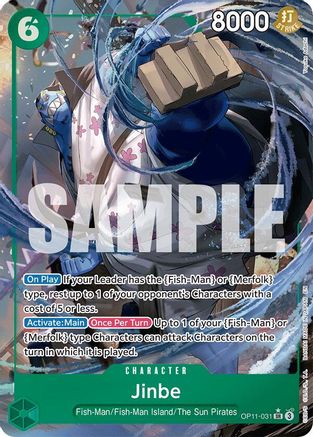 Jinbe (Alternate Art) (OP11-031) Foil