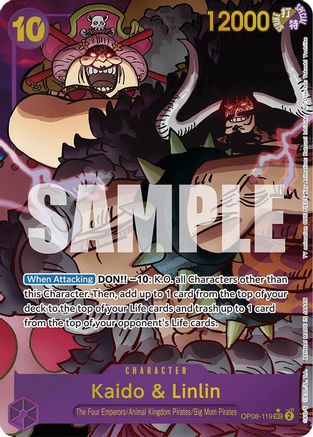 Kaido & Linlin (Parallel) (OP08-119) Foil
