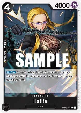 Kalifa (OP03-081) Foil