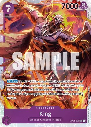 King (OP01-096) Foil