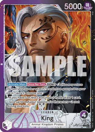 King (Parallel) (OP08-057) Foil