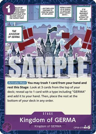Kingdom of GERMA (Textured Foil) (OP06-079) Foil