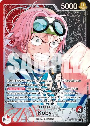 Koby (Alternate Art) (OP11-001) Foil