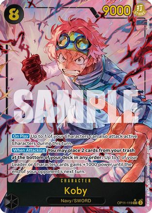 Koby (Alternate Art) (OP11-119) Foil